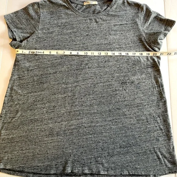 Marine Layer Signature Crew T-Shirt Grey L - Picture 6 of 7